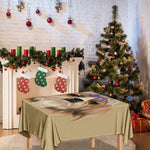 Shih Tzu Portrait Print Tablecloth