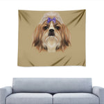 Shih Tzu Portrait Print Tapestry