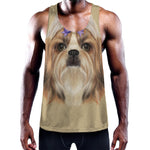 Shih Tzu Portrait Print Training Tank Top