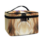Shih Tzu Portrait Print Travel Makeup Bag