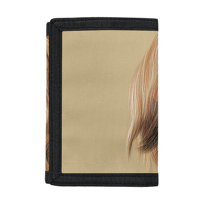 Shih Tzu Portrait Print Trifold Wallet