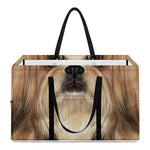 Shih Tzu Portrait Print Utility Tote Bag