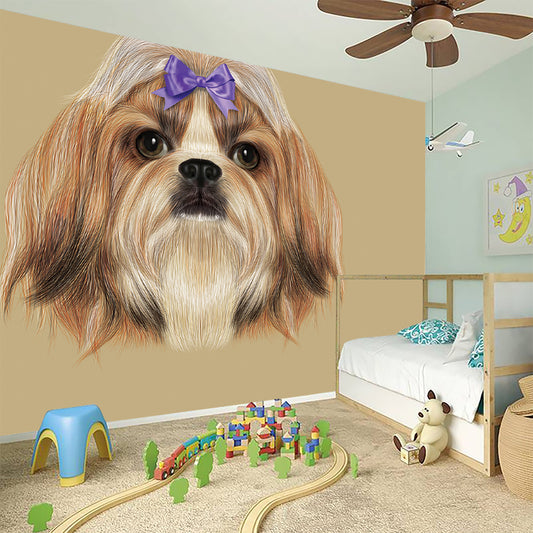 Shih Tzu Portrait Print Wall Sticker