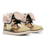 Shih Tzu Portrait Print Winter Boots