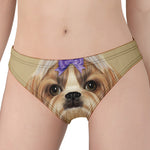 Shih Tzu Portrait Print Women's Panties