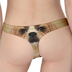 Shih Tzu Portrait Print Women's Thong