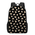 Shih Tzu Puppy Pattern Print 17 Inch Backpack