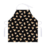 Shih Tzu Puppy Pattern Print Adjustable Apron