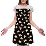 Shih Tzu Puppy Pattern Print Adjustable Apron