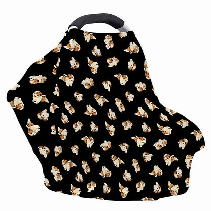 Shih Tzu Puppy Pattern Print Baby Seat Cover