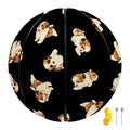 Shih Tzu Puppy Pattern Print Basketball