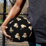 Shih Tzu Puppy Pattern Print Basketball