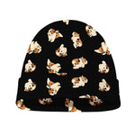 Shih Tzu Puppy Pattern Print Beanie
