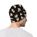 Shih Tzu Puppy Pattern Print Beanie
