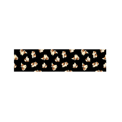 Shih Tzu Puppy Pattern Print Bed Runner