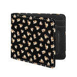 Shih Tzu Puppy Pattern Print Bifold Wallet