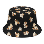 Shih Tzu Puppy Pattern Print Bucket Hat