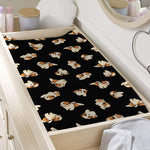 Shih Tzu Puppy Pattern Print Changing Pad Cover