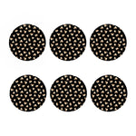 Shih Tzu Puppy Pattern Print Coaster Set