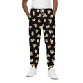Shih Tzu Puppy Pattern Print Cotton Sweatpants