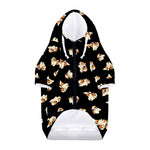 Shih Tzu Puppy Pattern Print Dog Zip Up Hoodie