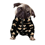 Shih Tzu Puppy Pattern Print Dog Zip Up Jacket