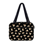 Shih Tzu Puppy Pattern Print Double Strap Bible Bag