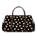 Shih Tzu Puppy Pattern Print Duffel Bag