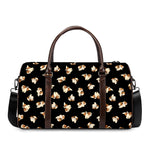 Shih Tzu Puppy Pattern Print Duffle Bag