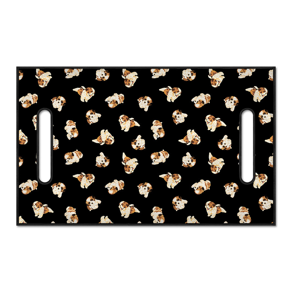 Shih Tzu Puppy Pattern Print Golf Cart Seat Cover