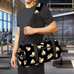 Shih Tzu Puppy Pattern Print Gym Bag