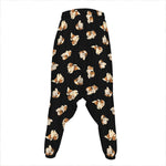 Shih Tzu Puppy Pattern Print Hammer Pants