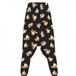 Shih Tzu Puppy Pattern Print Hammer Pants