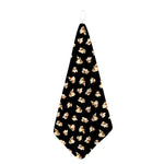 Shih Tzu Puppy Pattern Print Hand Towel