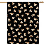 Shih Tzu Puppy Pattern Print House Flag