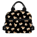 Shih Tzu Puppy Pattern Print Insulated Lunch Bag