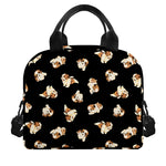 Shih Tzu Puppy Pattern Print Insulated Lunch Bag