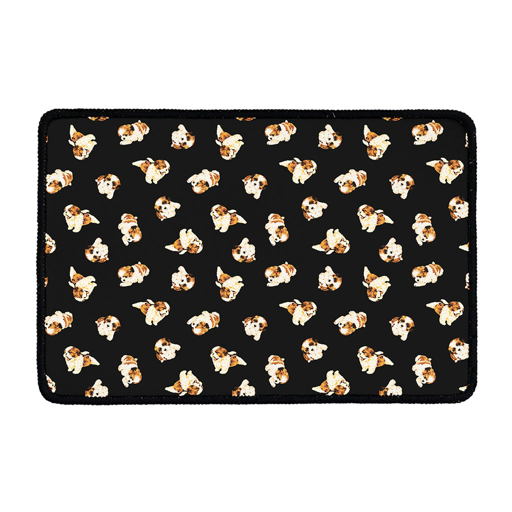 Shih Tzu Puppy Pattern Print Kitchen Mat