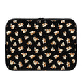 Shih Tzu Puppy Pattern Print Laptop Sleeve
