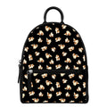 Shih Tzu Puppy Pattern Print Leather Backpack