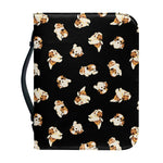 Shih Tzu Puppy Pattern Print Leather Bible Cover