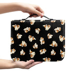 Shih Tzu Puppy Pattern Print Leather Bible Cover