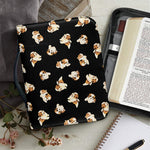 Shih Tzu Puppy Pattern Print Leather Bible Cover