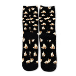 Shih Tzu Puppy Pattern Print Long Socks