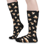 Shih Tzu Puppy Pattern Print Long Socks