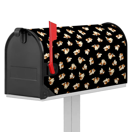 Shih Tzu Puppy Pattern Print Mailbox Cover