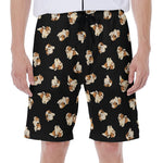 Shih Tzu Puppy Pattern Print Men's Beach Shorts
