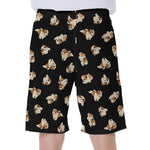 Shih Tzu Puppy Pattern Print Men's Beach Shorts