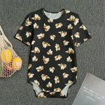 Shih Tzu Puppy Pattern Print Men's Bodysuit