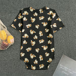 Shih Tzu Puppy Pattern Print Men's Bodysuit